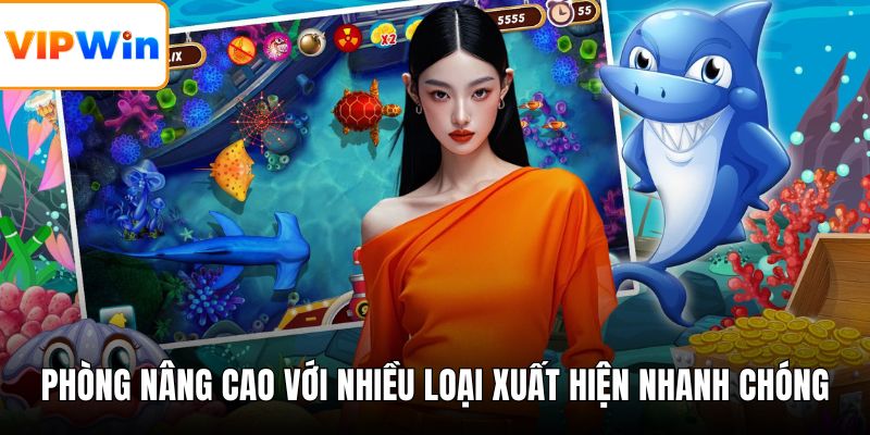 Phòng nâng cao với nhiều loại xuất hiện nhanh chóng